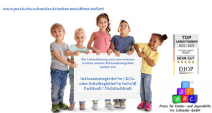 STELLENANGEBOT: INKLUSIONSBEGLEITER*IN / KiTa- oder Schulbegleiter (m/w/d)