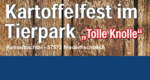 Tierpark Niederfischbach lädt zum Kartoffelfest „Tolle Knolle!“ ein