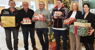 Förderverein übergibt 103 Weihnachtsgeschenke an Bewohner des Alten Wohn- und Pflegeheims Niederfischbach