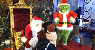 Ein Weihnachtsmarkt im Zeichen des Regens